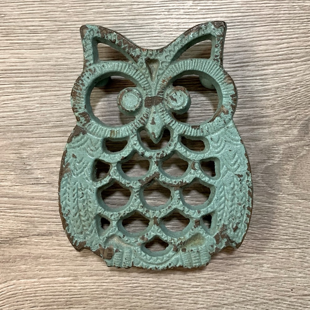 🦉Vintage Owl Iron Coaster